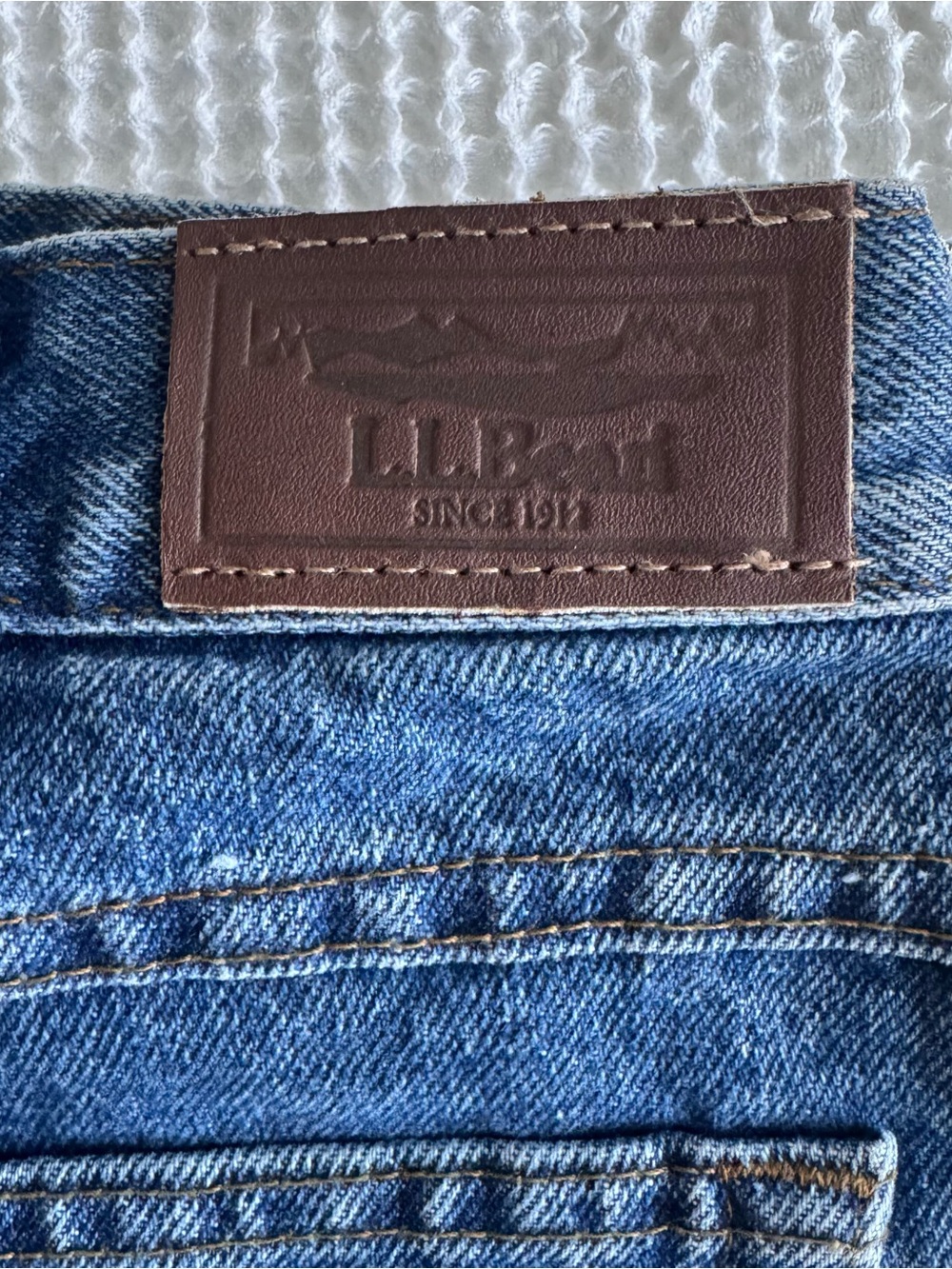 VINTAGE L.L Bean Double L Flannel Lined Jeans - Picture 3 of 14